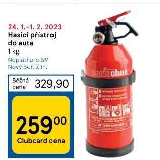 Hasicí přístroj