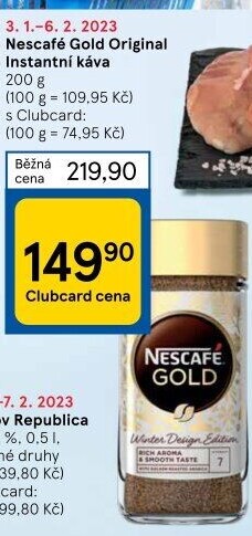 Instantní káva Nescafé Gold Original