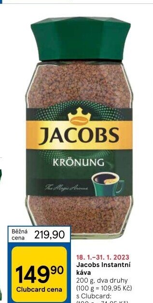 Instantní kávy Jacobs