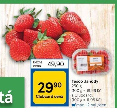 Jahody Tesco