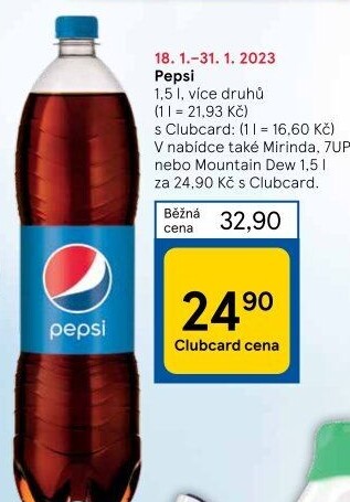 Limonáda Pepsi