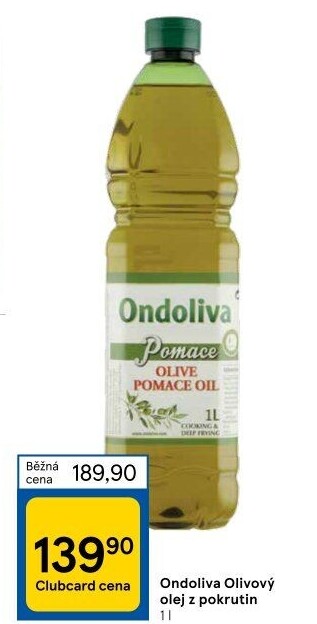 Olej z pokrutin Ondoliva