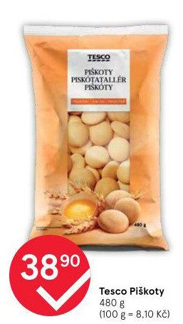 Piškoty Tesco