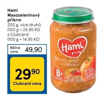 Příkrm masozeleninový Hami