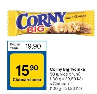 Tyčinka cereální BIG Corny