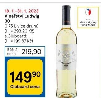 Vína Ludwig 30 Vinařství Ludwig - pozdní sběr