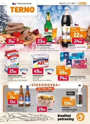 akční leták COOP 25.1.2023-31.1.2023