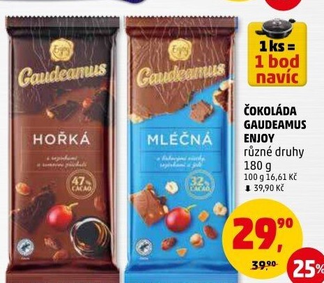 Čokoláda Gaudeamus Enjoy