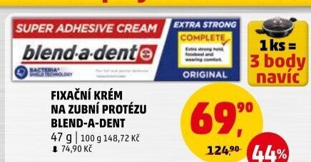 Fixační krém na zubní protézu Blend-a-dent