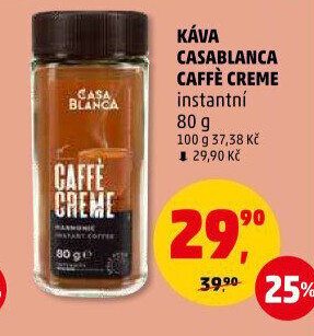 Instantní káva Casablanca Crema