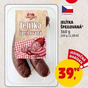 Jelítka Vepřové hody Zeman - maso uzeniny