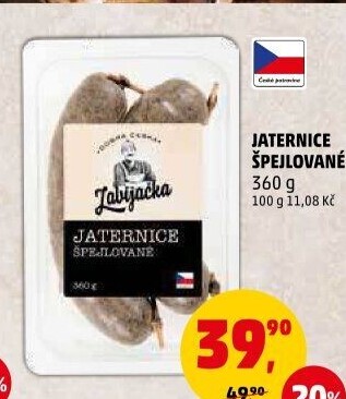Jitrnice Dobrá česká Zabijačka
