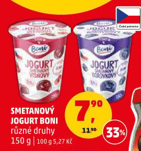 Jogurt smetanový ochucený Boni - Penny Market akcniletaky.com