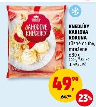 Knedlíky mražené Karlova Koruna