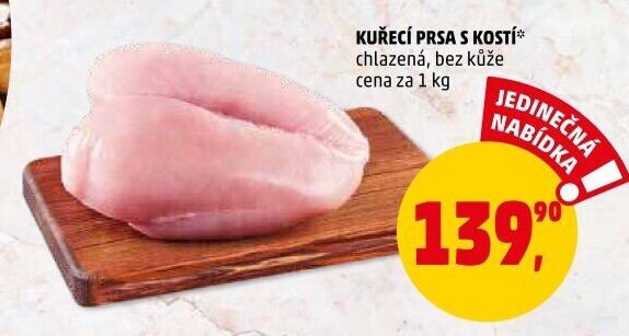 Kuřecí prsa s kostí