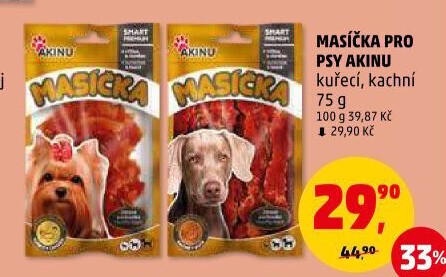 Pamlsky pro psy Masíčka Akinu