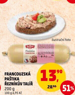 Paštika francouzská Řezníkův talíř