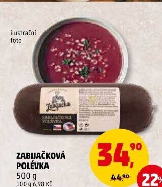 Polévka zabijačková Dobrá česká Zabijačka