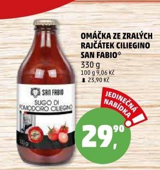Rajčatová omáčka San Fabio