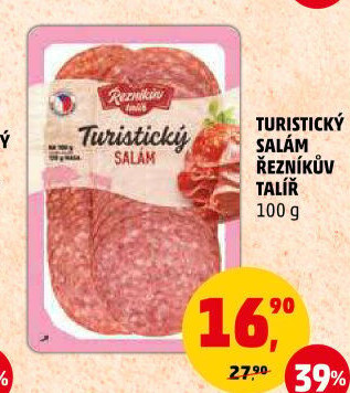 Salám turistický Řezníkův talíř