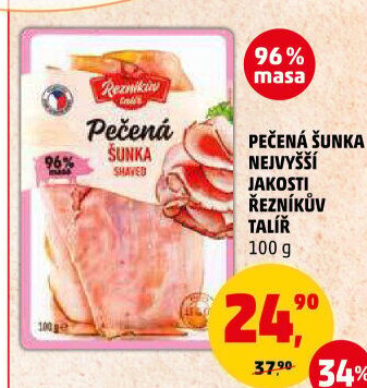 Šunka pečená nejvyšší jakosti Řezníkův talíř