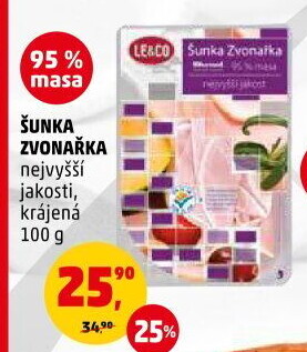 Šunka Zvonařka nejvyšší jakosti LE&amp