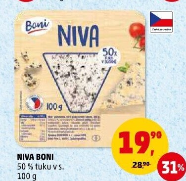Sýr Niva 50% Boni
