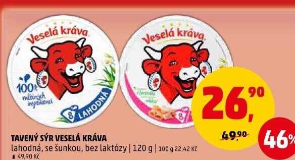 Sýr tavený Veselá kráva