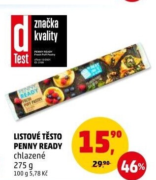 Těsto listové Penny Ready