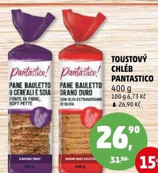 Toustový chléb Pantastico!