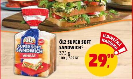 Toustový chléb Sandwich Soft Ölz