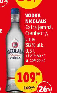 Vodka extra jemná St. Nicolaus