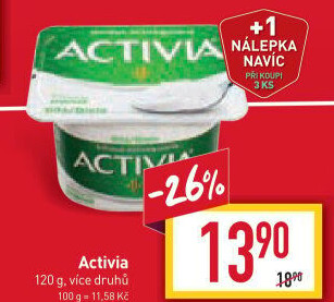 Bílý jogurt Activia Danone
