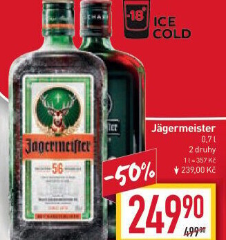 Bylinný likér Jägermeister