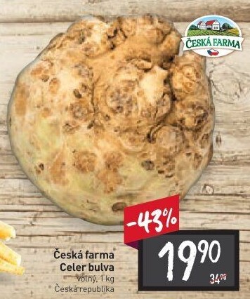 Celer bulva Česká farma