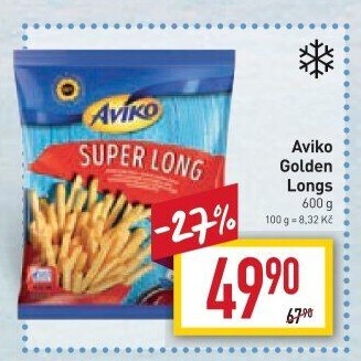 Hranolky mražené Super Long Aviko