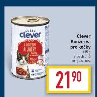 Konzerva pro kočky Clever