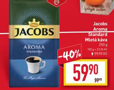 Mletá káva Jacobs Aroma Standard