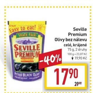 Olivy bez nálevu Seville Premium