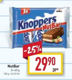 Oplatky Knoppers NutBar Storck
