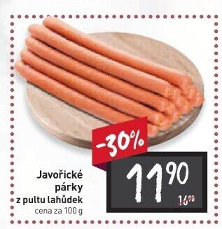 Párky javořické