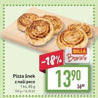 Pizza šnek