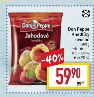 Plněné knedlíky mražené Don Peppe