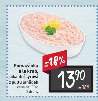 Pomazánka a la krab