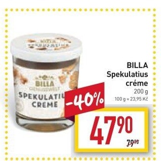 Pomazánka Spekulatius Créme Billa