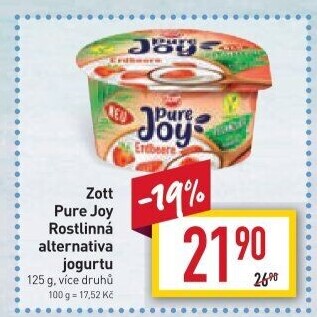 Rostlinná alternativa jogurtu Pure Joy Zott