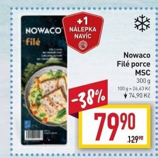 Rybí filé mražené Nowaco