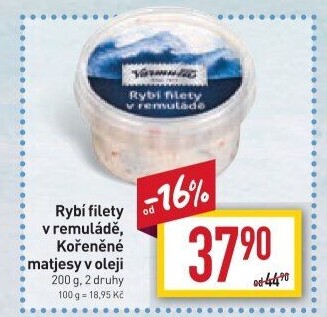 Rybí filety v remuládě Varmuža