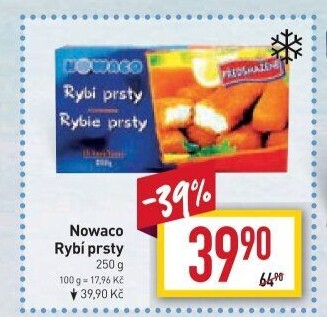 Rybí prsty předsmažené mražené Nowaco