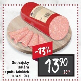 Salám Gothaj Kostelecké uzeniny